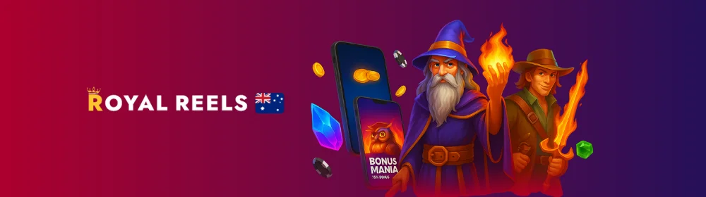 royal reels casino australia banner